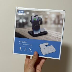 Foldable 4-in-1 wireless charger